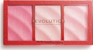 Makeup Revolution Precious Stone paleta rozświetlająca ruby crush 1