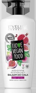 Eveline I Love Vegan Food Intensywnie Regenerujący Balsam do ciała Figa-Granat 350ml 1