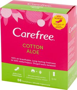 Carefree Carefree Cotton Aloe Wkładki higieniczne 1op.-56szt 1