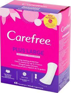 Carefree Carefree Plus Large Wkładki higieniczne Fresh Scent - świeży zapach 1op.-46szt 1