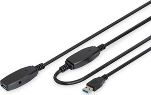 Kabel USB Digitus 10 m Czarny (DA-73105) 1