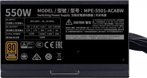 Zasilacz Cooler Master MWE Bronze V2 550W (MPE-5501-ACABW-BEU) 4