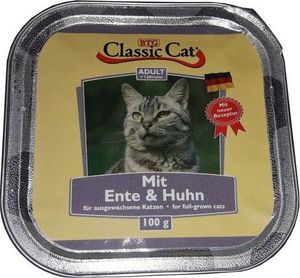 Classic Cat Classic Cat Adult Kaczka i kurczak tacka 100g 2