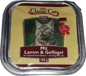 Classic Cat Classic Cat Adult Jagnięcina i drób tacka 100g 2