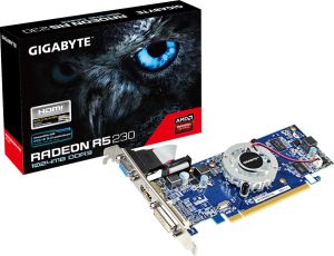 Karta graficzna Gigabyte Radeon R5 230 1GB DDR3 (64 bit) VGA, DVI-D, HDMI (GV-R523D3-1GL) 1