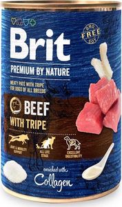 Brit Premium By Nature Beef & Tripe puszka 400g 1