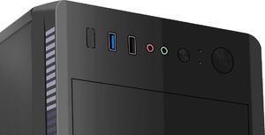 Obudowa Gembird Midi Tower Fornax 1000 pomarańczowa 3