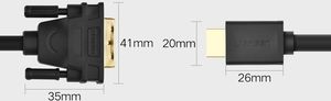 Kabel Ugreen HDMI - DVI-D 1m czarny (30116) 14