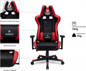 Fotel IMBA Seat Warrior Czerwony 5