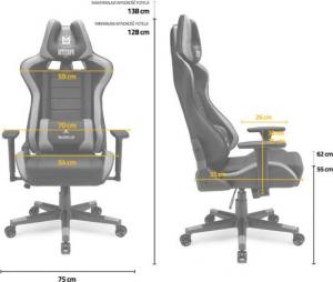 Fotel IMBA Seat Warrior Czerwony 6