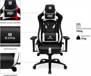 Fotel IMBA Seat King Biały 5