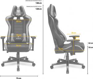 Fotel IMBA Seat Warrior Biały 6