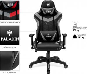 Fotel IMBA Seat Paladin Szary 5
