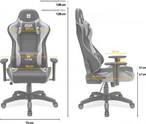 Fotel IMBA Seat Tank Szary 6