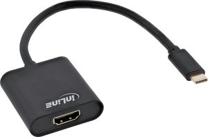 Adapter USB InLine USB-C - HDMI Czarny  (64101B) 1