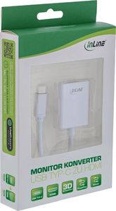 Adapter USB InLine USB-C - HDMI Srebrny  (64101S) 2