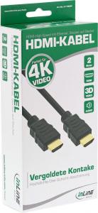 Kabel InLine HDMI - HDMI 2m czarny (S-17002P) 1