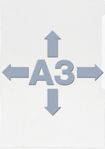 Durable DURABLE Sichthülle DIN A3 transparent Beutel mit 10 Stück 2