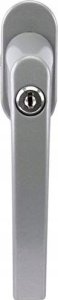 Olympia Fenstergriff mit Schloss FGS 100, silber 2