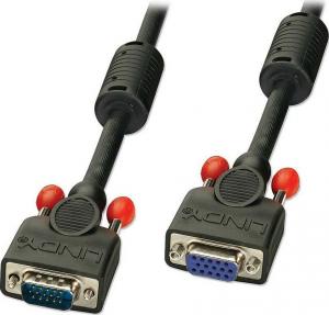Kabel Lindy D-Sub (VGA) - D-Sub (VGA) 0.5m czarny (36391) 1