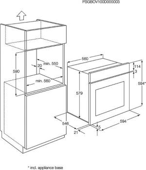 Piekarnik AEG BE 3003001M Inox 2