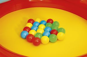 Bestway Duży Dmuchany Helikopter Z Piłkami 155cm x 102cm x 91cm 2