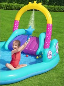 Bestway Dmuchany plac zabaw Jednorożec 274x198cm (53097) 5