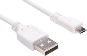 Kabel USB Sandberg USB-A - microUSB 1 m Biały (440-33) 2