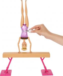 Lalka Barbie Mattel Kariera - zestaw Gimnastyczka (GJM72) 5