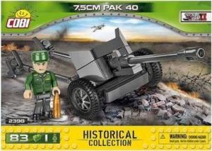 Cobi Small Army WWII 7.5cm PAK 40 niemiecka armata przeciwpancerna 83 klocki (2398) 1