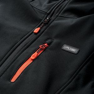 Elbrus SOFTSHELL IVER WO'S BLACK/SPICY ORANGE/ASPHALT S 4