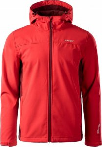 Kurtka męska Hi-Tec SOFTSHELL KAORU MERLOT/HIGH RISK RED L 1