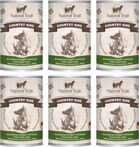 Natural Trail NATURAL TRAIL PIES pusz.400g COUNTRY WILDBOAR, RABBIT, VENISON /6 1
