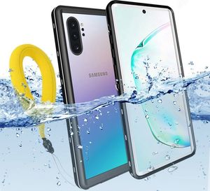 Etui Wodoodporne + pasek Galaxy Note 10+ - Blue uniwersalny 8