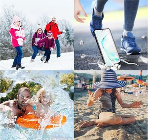 Etui Wodoodporne + pasek Galaxy Note 10+ - Black uniwersalny 10