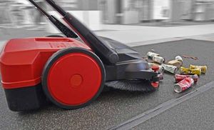 Haaga 677 ZAMIATARKA ELEKTRYCZNA AKUMULATOROWA RĘCZNA PROWADZONA URZĄDZENIE SPRZĄTAJĄCE Z SYSTEMEM TURBO 77cm 3