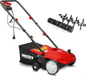 Hecht Wertykulator do Trawy 1420/1427 Areator 2w1 Aerator + 2 Wałki Moc 1500W Uniwersalny (1427) 2