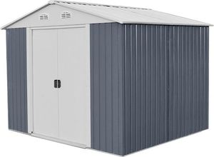 Hecht 10x10 Plus Domek ogrodowy na narzędzia, wiata - ciemnoszary 1