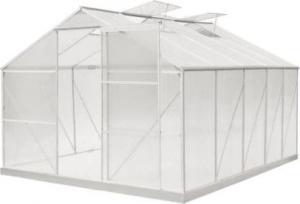 Hecht Szklarnia ogrodowa aluminiowa 310x250x190 + Podstawa 1