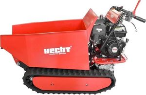Hecht 2950 WOZIDŁO TRANSPORTER BUDOWLANY OGRODOWY TACZKA WYWROTKA NA GĄSIENICACH MOC 9KM 4
