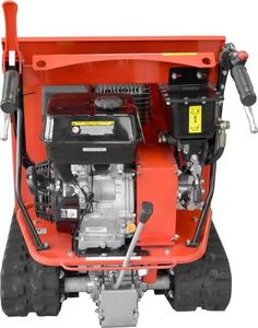 Hecht 2950 WOZIDŁO TRANSPORTER BUDOWLANY OGRODOWY TACZKA WYWROTKA NA GĄSIENICACH MOC 9KM 7