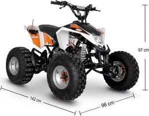 Hecht HECHT 54125 ORANGE QUAD AKUMULATOROWY SAMOCHÓD TERENOWY AUTO JEŹDZIK POJAZD ZABAWKA DLA DZIECI 19