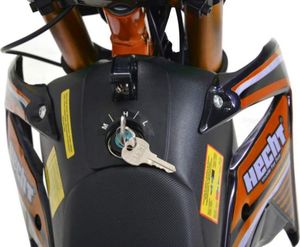 Hecht 54500 Motor Skuter Elektryczny Akumulatorowy Motocross Minicross Motorek Motocykl Zabawka Dla Dzieci Uniwersalny 8