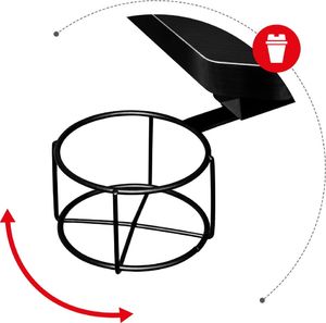 Biurko Huzaro Hero 2.5 Czarne 120 cmx60 cm 7