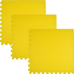 Humbi Humbi Mata piankowa Puzzle piankowe 3 szt. żółty 62 x 62 x 1 cm uniwersalny 1