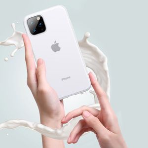 Baseus Baseus Jelly matowo przezroczyste żelowe etui pokrowiec iPhone 11 czarny (WIAPIPH61S-GD01) uniwersalny 9