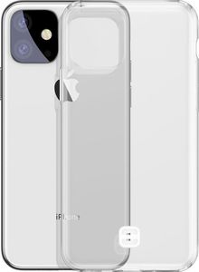 Baseus Baseus ultracienkie żelowe etui pokrowiec z uchwytem na smycz iPhone 11 przezroczysty (WIAPIPH61S-QA02) uniwersalny 1