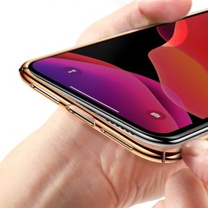 Baseus Baseus Glitter Case przezroczyste etui pokrowiec iPhone 11 czarny (WIAPIPH61S-DW01) uniwersalny 17