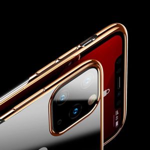 Baseus Baseus Glitter Case przezroczyste etui pokrowiec iPhone 11 Pro czarny (WIAPIPH58S-DW01) uniwersalny 12