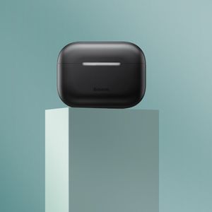 Baseus Etui ochronne silikonowe do AirPods Pro czarne 7